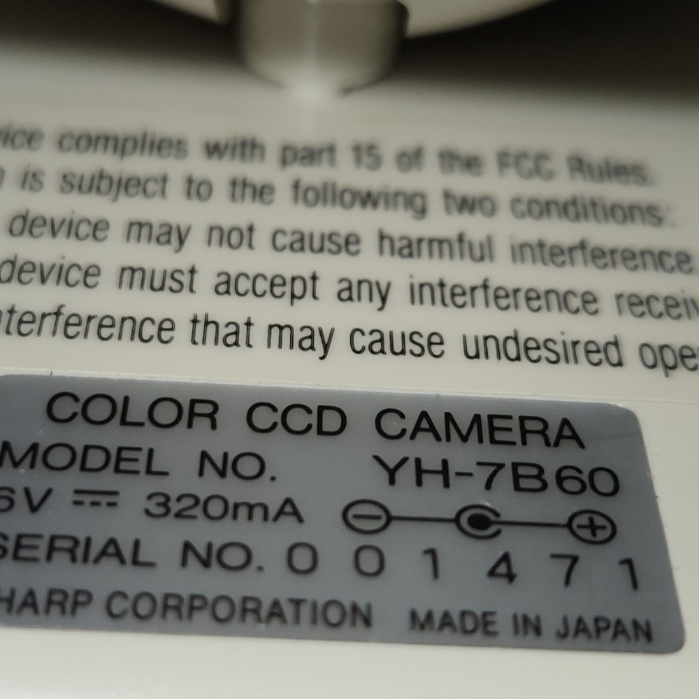 Sharp Color CCD Camera - Picture 4 of 6